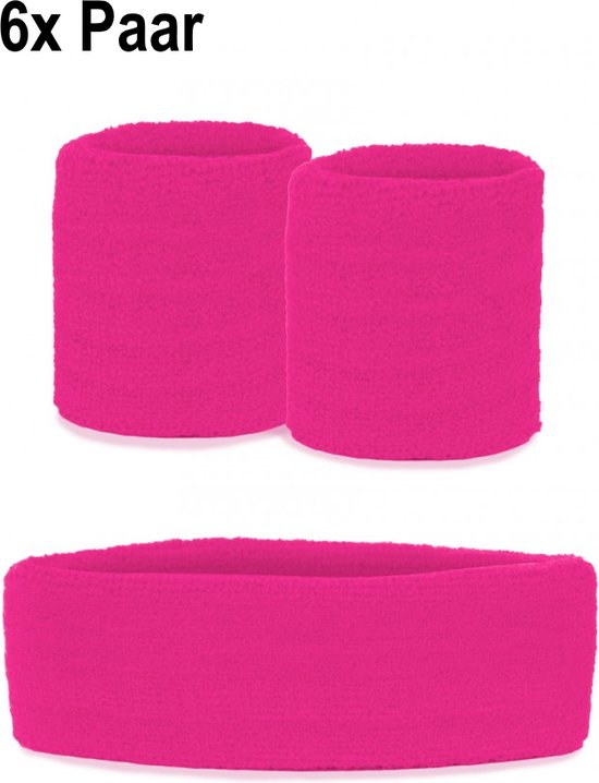 Set Zweetbandjes Hoofdband PinK Kopen