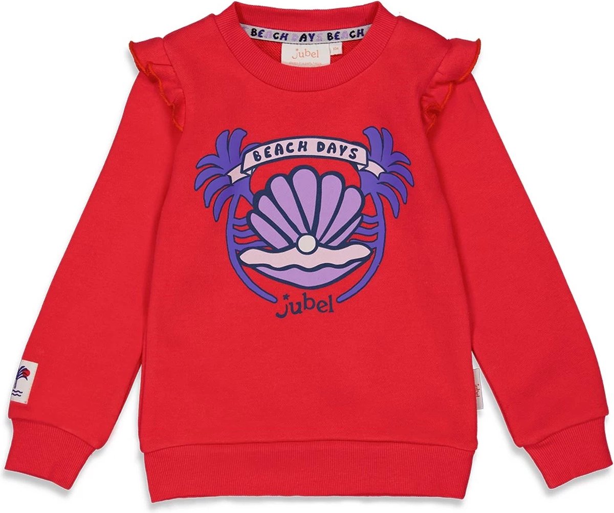 Jubel Meisjes sweater - Rood - Maat 122