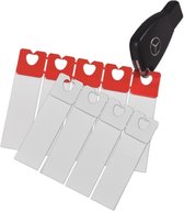 Easy-Clip Sleutellabels - Rood - 1000 stuks