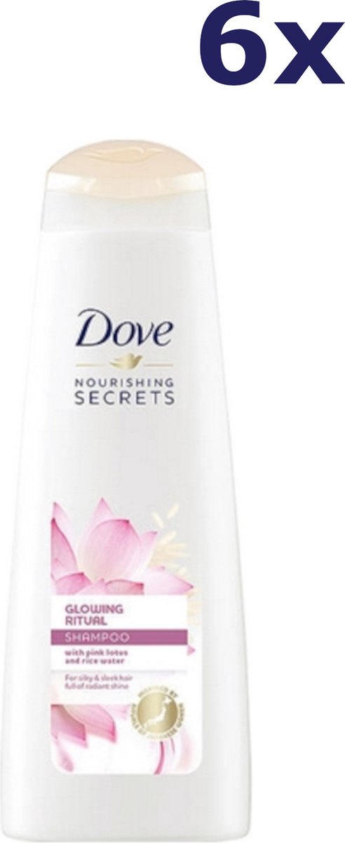 Dove Nourishing Secrets Glowing - 6 x 250 ml - Shampoo