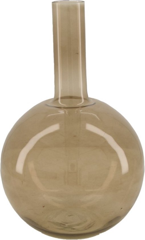Vase en Verres taupe