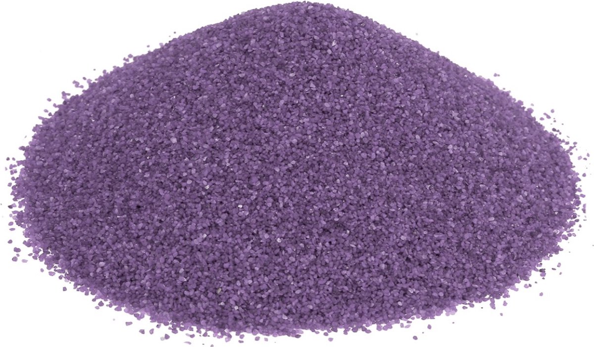 Decoratie zand - PAARS - Decoratiezand - Gekleurd zand - Sierzand - Decoratie zand voor windlichten - Deco zand - Bloemstukken - PAARS - 1000 GRAM