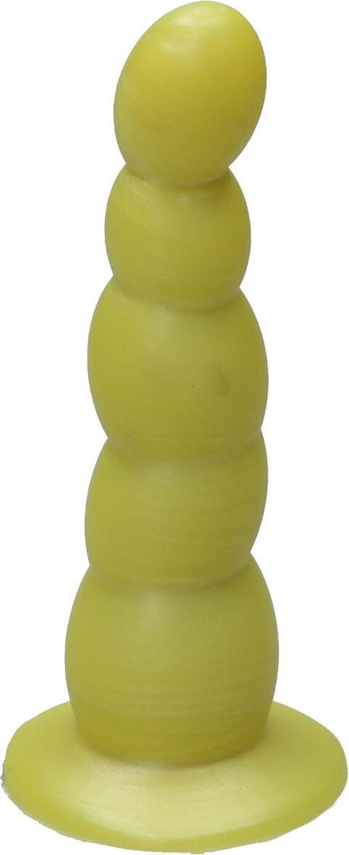 Goedkoopste Ylva & Dite - Circe - Siliconen Anale / Vaginale dildo - Made in Holland - Citroen Geel