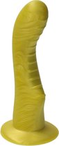 Ylva & Dite - Kajsa - Siliconen G-spot / Prostaat dildo - Made in Holland - Flash Gold