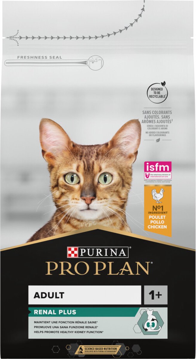 6x Pro Plan Adult Kat Renal Plus Kip 1.5 kg