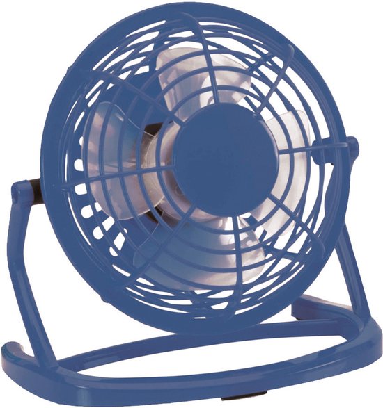 USB bureau ventilator klein kunststof 15 cm met snoer 1 m voor desktop laptop frisse lucht