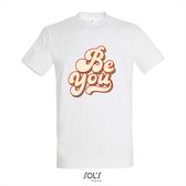 T-shirt Be You - T-shirt korte mouw - Wit - 6 jaar