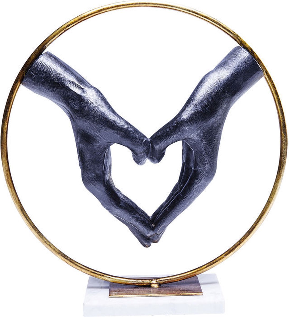 Deco Object Elementen Hart Hand 34cm