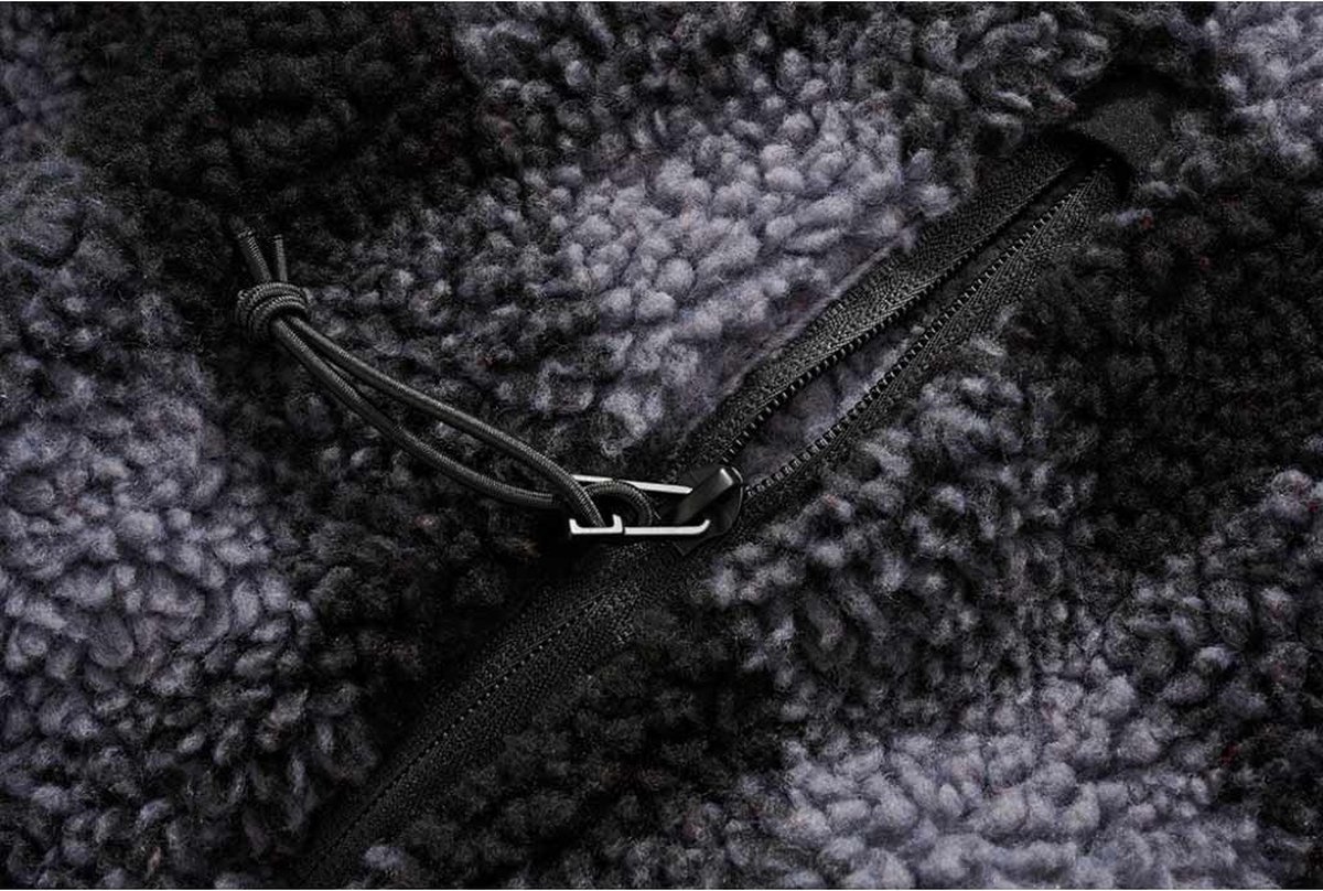 Brandit Teddyfleece Worker Pullover Zwart-Grijs Sweater — cadeau in Mode & Accessoires - foto 3