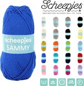 Scheepjes - Sammy - 123 Blauw - lot de 5 balles x 100 grammes
