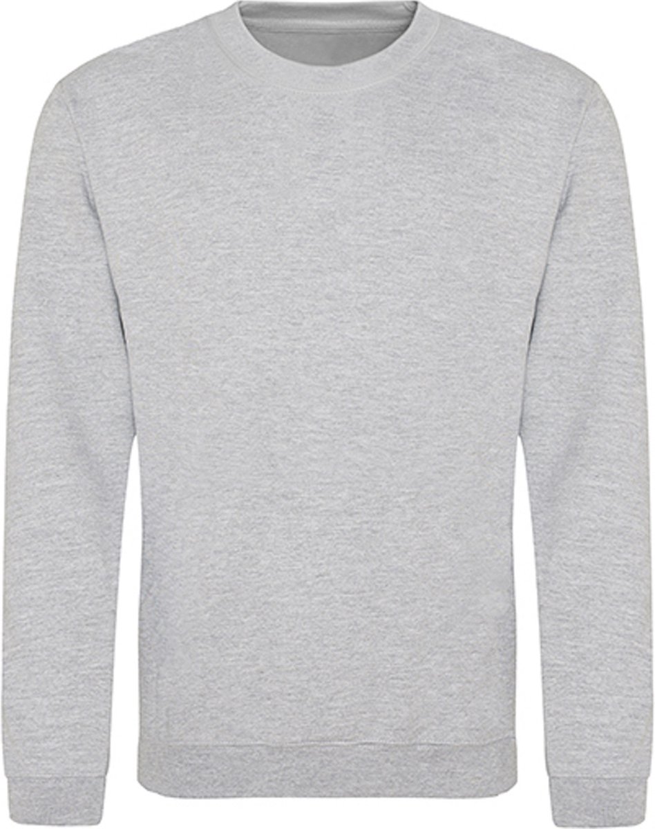 Vegan Sweater met lange mouwen 'Just Hoods' Heather Grey - 5XL