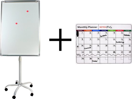 Anwicar Magnetisch Bord - Magnetisch memobord 70x30 cm van staal - Ideaal voor magneten en notities - Beschrijfbaar bord voor krijtstiften - incl. montagemateriaal - Zwart