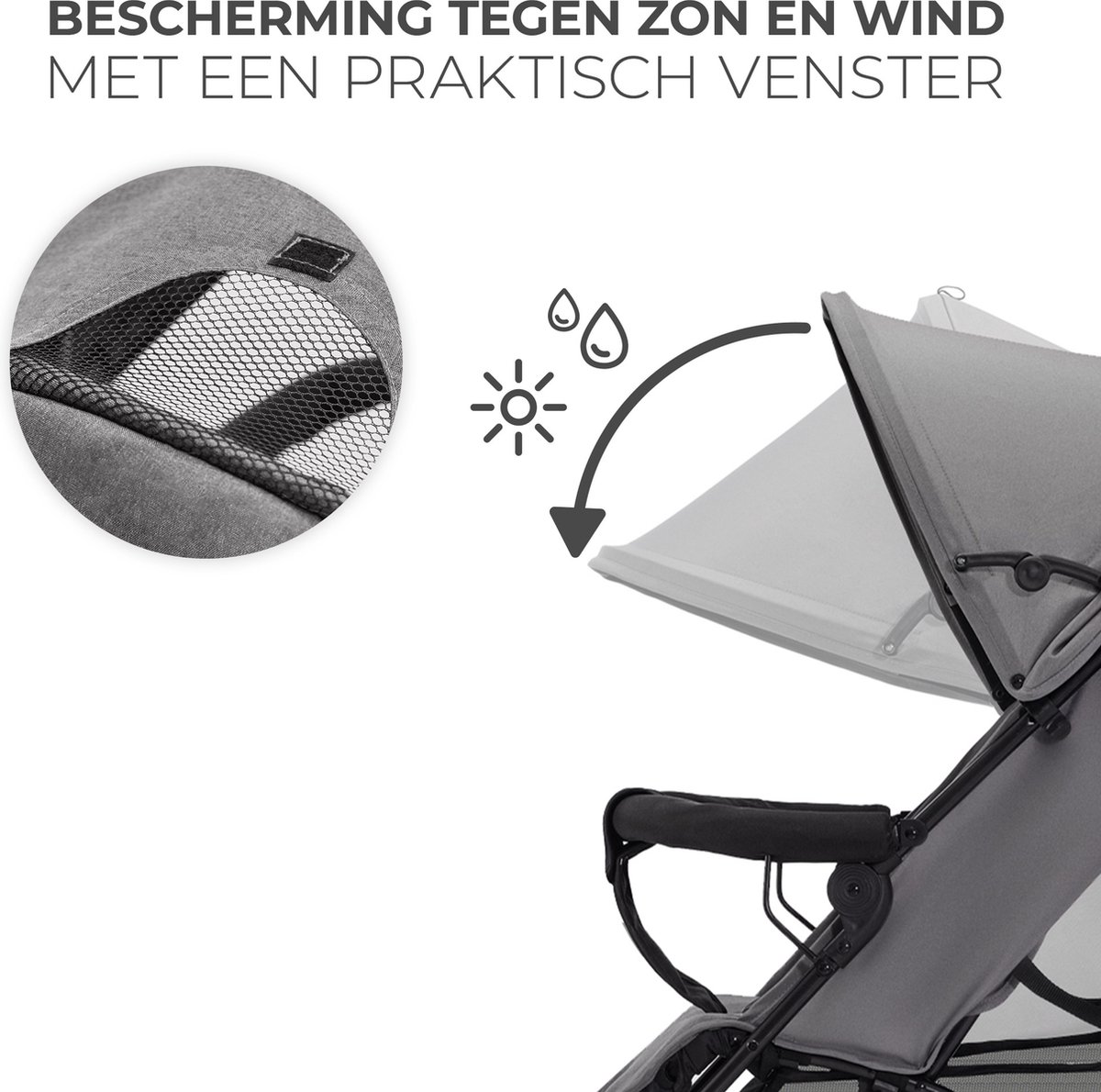 Kinderkraft TIK - Lichtgewicht Reisbuggy thumbnail 2