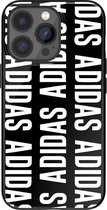 Adidas Graphic TPU Back Case - Geschikt voor Apple iPhone 13 Pro (6.1") - Zwart/Wit