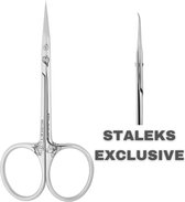 Staleks Exclusive Professional cuticle scissors with hook EXCLUSIVE 21/1