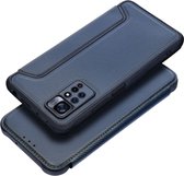 Case2go - Hoesje geschikt voor Xiaomi Redmi Note 12 4G - Schokbestendige Book Case - Donker Blauw
