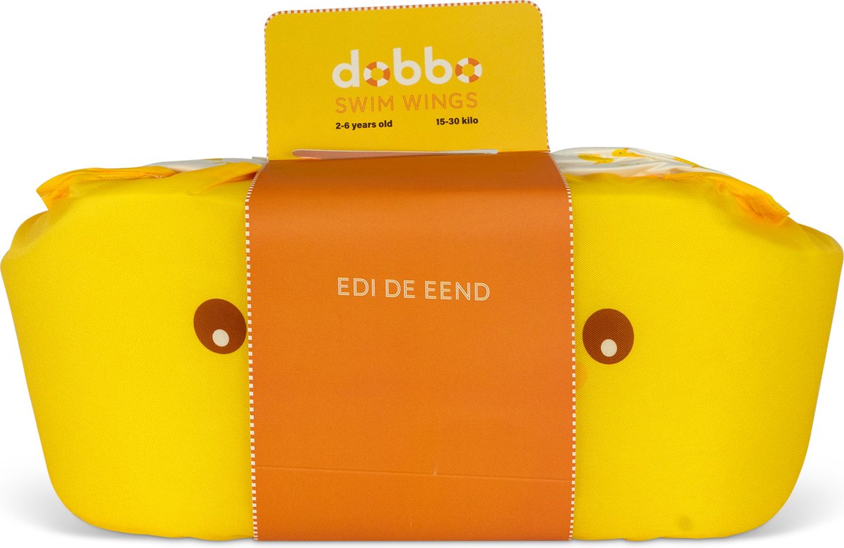DOBBO Eddie de Eend - Puddle Jumper - Zwembandjes - Zwemvest - Zwemvleugels - voor Kind van 2 tot 6 jaar - 15 tot 30kg - Geel — afbeelding 9
