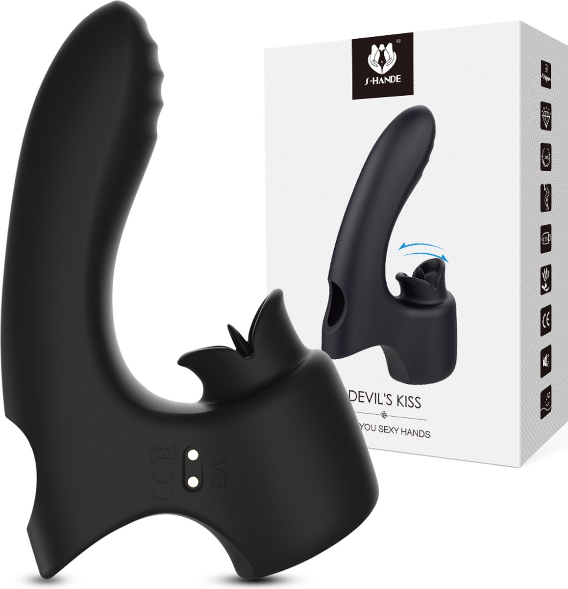 Lovellia vingervibrator-Tong Likken Vibrator-clitoris stimulator-Clitoris and G.. foto