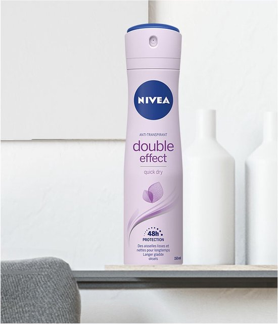 NIVEA Double Effect - 6 x 150 ml - Voordeelverpakking - Deodorant Spray - NIVEA