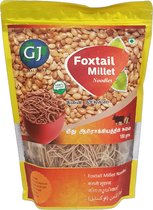 GJ Global Herbs - Noedels Van Pluimgierst - Foxtail Millet Noodles - Thinai - 3x 180 g