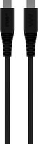 SoSkild Oplaadkabel Ultimate USB C naar USB C – Nylon Oplaadkabel usb c – Gevlochten Nylon - Zwart/Geel – 1,5 meter
