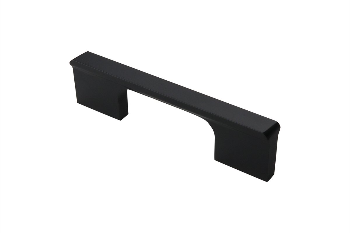 Lavuzo Handgreep Modern Zwart 120 mm | Boorafstand 96 mm | Per Stuk