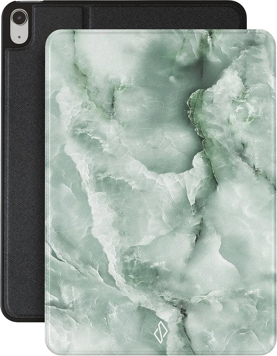 Burga Tablet Hoes Geschikt voor iPad Air 4 (2020) / iPad Air 5 (2022) - Burga Tablet Case - Meerkleurig /Pistachio Cheesecake
