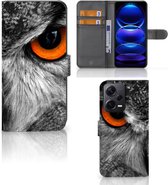 Telefoonhoesje Xiaomi Poco X5 Pro | Note 12 Pro 5G Bookcase Uil