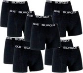 Suaque 10 pack Boxershorts Zwart Maat S