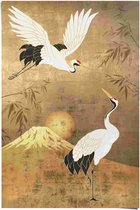 Poster Kraanvogels 91,5x61 cm