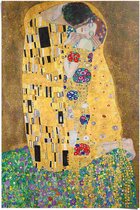 Gustav Klimt Le Baiser - Affiche 61 x 91,5 cm