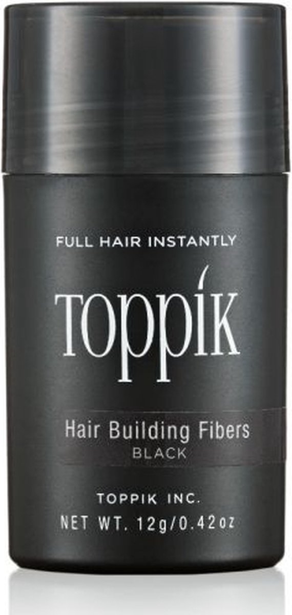 Haargroei vezels Toppik Hair Building Fibers - 12 gram - Zwart