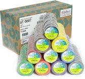 Advance   -   AT7    -  Isolatietape   -  10 kleuren pakket (100 rollen)