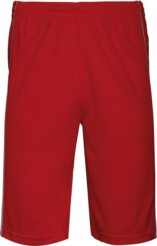 Herenbasketbal short korte broek 'Proact' Red - 4XL