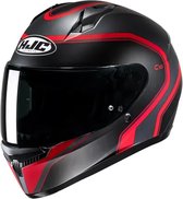 Hjc C10 Elie Black Red Mc1Sf Full Face Helmets S - Maat S - Helm