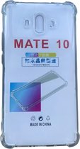 Hoesje Geschikt voor Huawei Mate 10 Anti Shock silicone back cover/Transparant hoesje