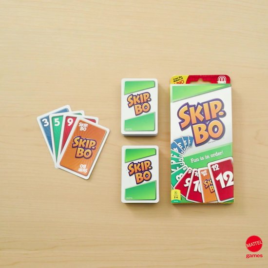Skip-Bo SKIP BO jeu de cartes 162 cartes jeu de société carte