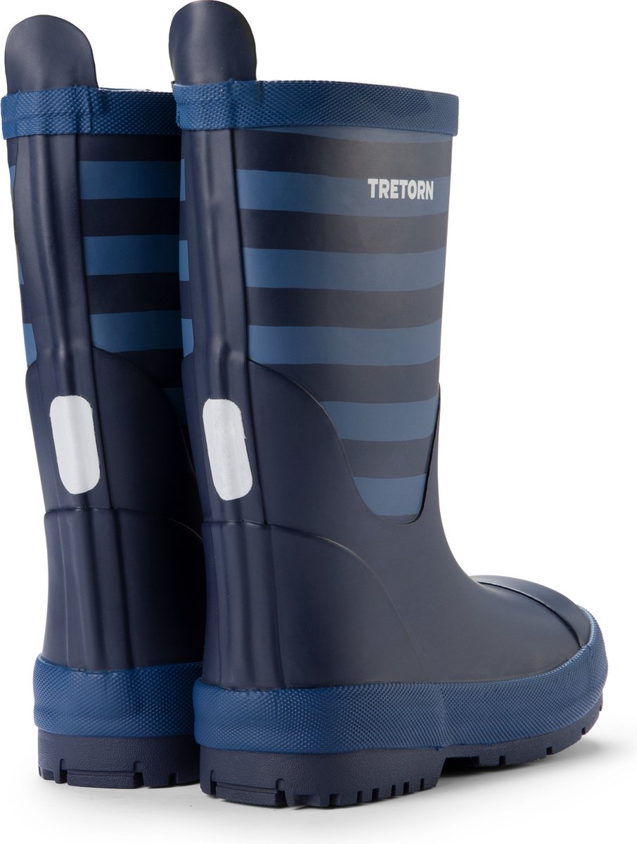 Blauw gestreepte kinder regenlaars Gränna van Tretorn 28