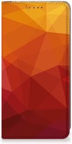 Stand Case geschikt voor Samsung Galaxy S10e Polygon Red