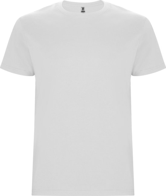 T-shirt unisex met korte mouwen 'Stafford' Wit - 3/4 jaar