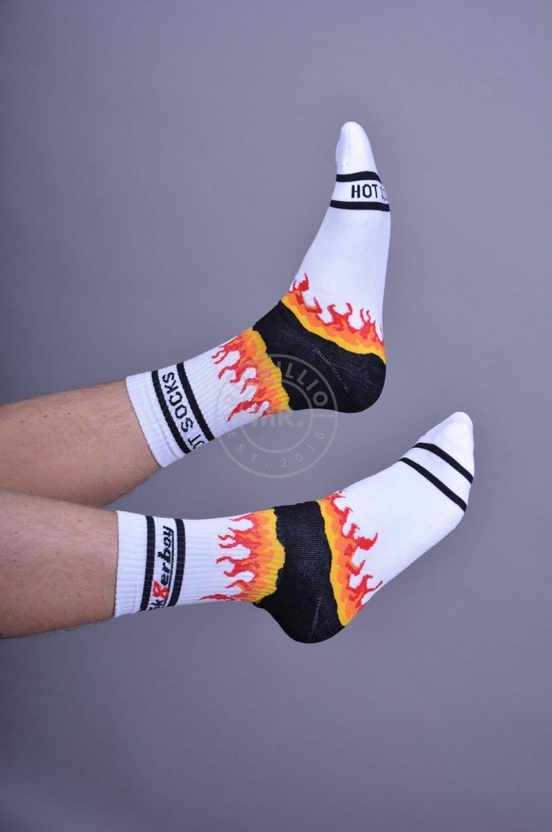 Sk8erboy HOT Socks White - Men - Size: 43-46 / White