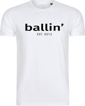 Ballin Est. 2013 - Heren Tee SS Regular Fit Shirt - Wit - Maat S