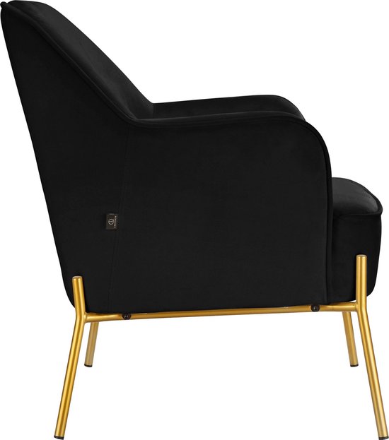 Kave Home Granite fauteuil chenille Beige/walnoot