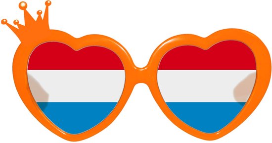 Lunettes Coeur Orange