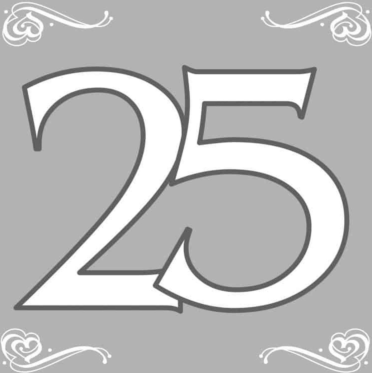 Folat - Servetten 25 Zilver (20 stuks)