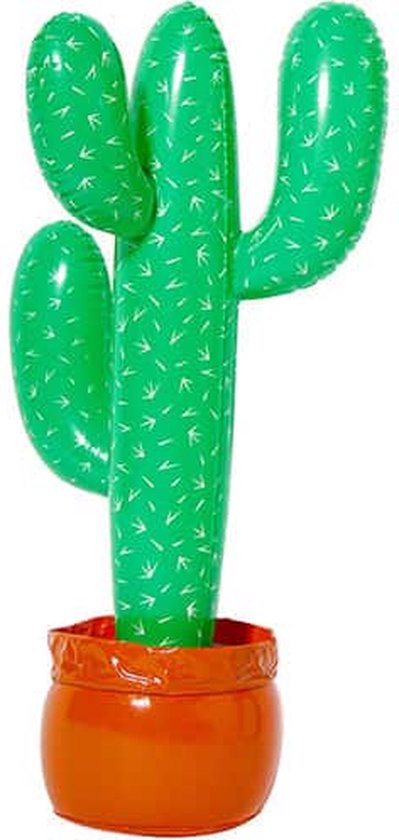 Folat - Opblaasbare cactus - Carnaval - Carnaval kostuum - Carnaval accessoires cadeau geven