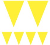 Folat - Mini vlaggenlijn geel 3 meter