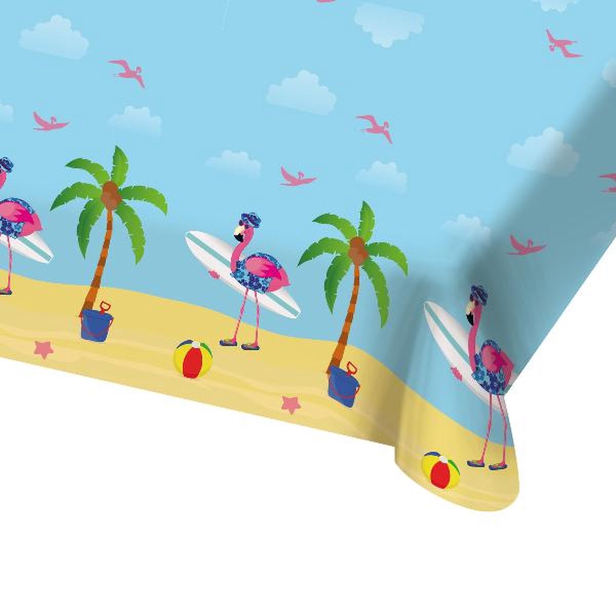 Folat - PE Tafelkleed Flamingo (130 x 180cm)
