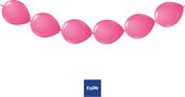 Folat - Doorknoopballonnen magenta 8 stuks