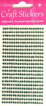 Oaktree - Stickers Diamantjes Groen (per vel) 3mm